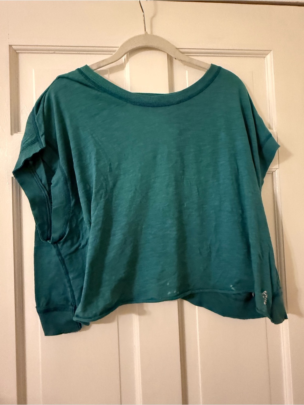 FP Movement by Free People Teal Short Sleeve Boxy Tee